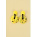 Brinco Isadora Amarelo 