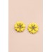 Brinco Beatriz Amarelo