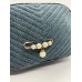 Broche Alfinete com Pérolas Dourado