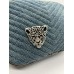 Broche Leopardo com Cristais  Prata