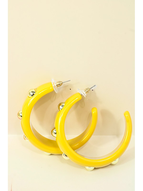 Brinco Nanda Amarelo