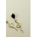 Brinco Chiara Preto/Dourado 