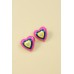 Brinco Claudia Pink 