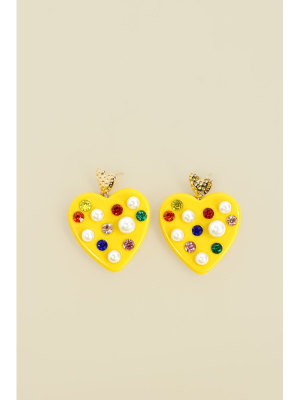 Brinco Melinda Amarelo
