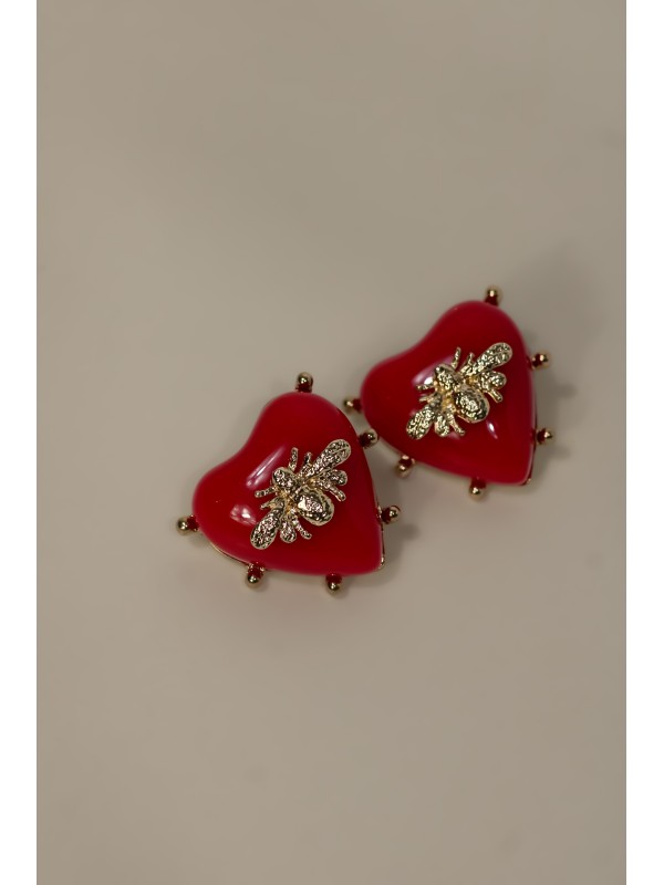 Brinco Giovana Vermelho 