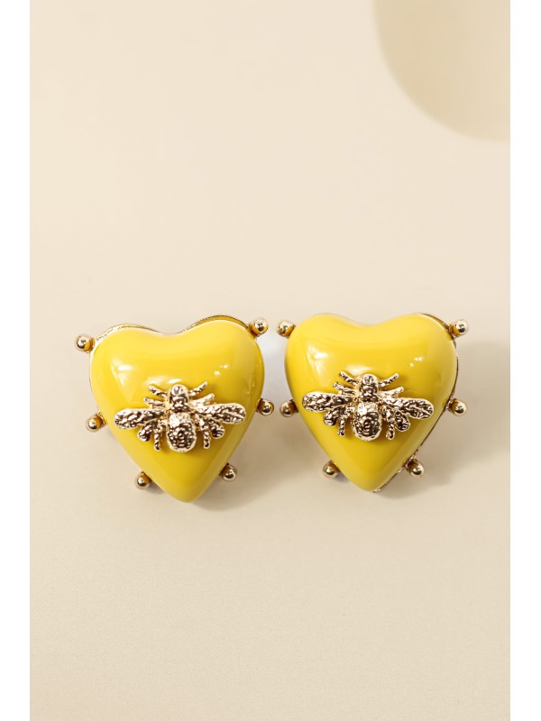 Brinco Giovana Amarelo 