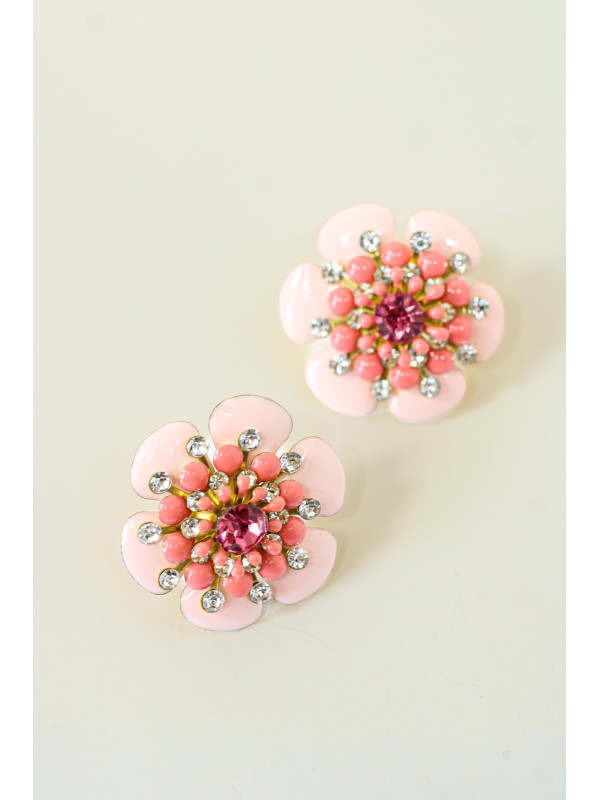 Brinco Jasmine Rosa 